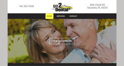 Desktop Screenshot of go2dental.net